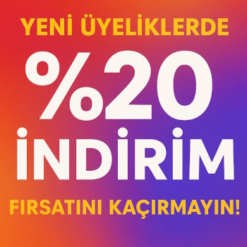 Yeni üyeliklerde %20 indirim fırsatı!...